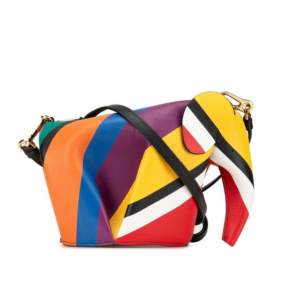 Loewe Handbags - LOEWE Elephant Crossbody Multicolor Leather s